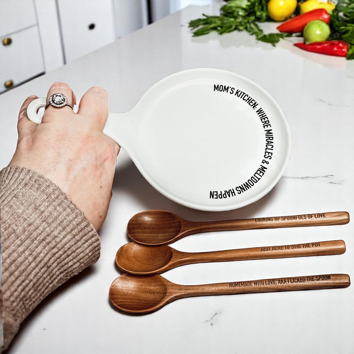 Mom life survival tools
Kitchen truth accessories
Relatable mom gifts
Mom humor home decor